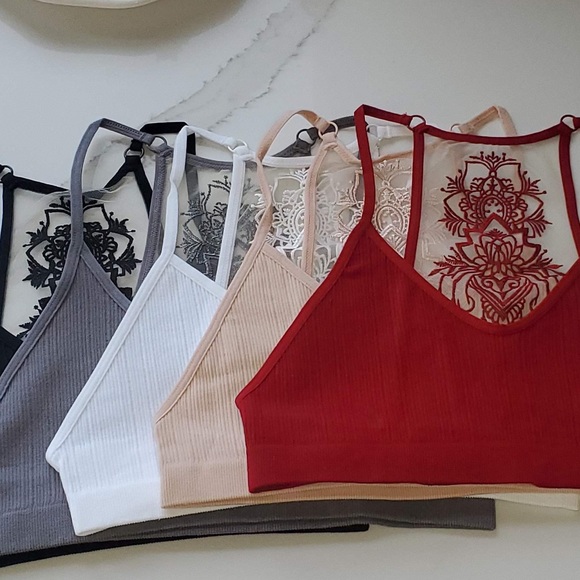 Blush tattoo mesh bralette - Picture 13 of 15